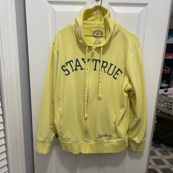 Life Is Good Tops - Life is good Sweatshirt-women large yellow